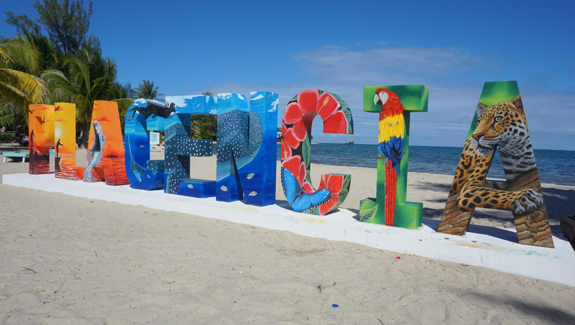 When Visiting The Newly Unveiled Placencia Sign, Vacation With Mariposa 